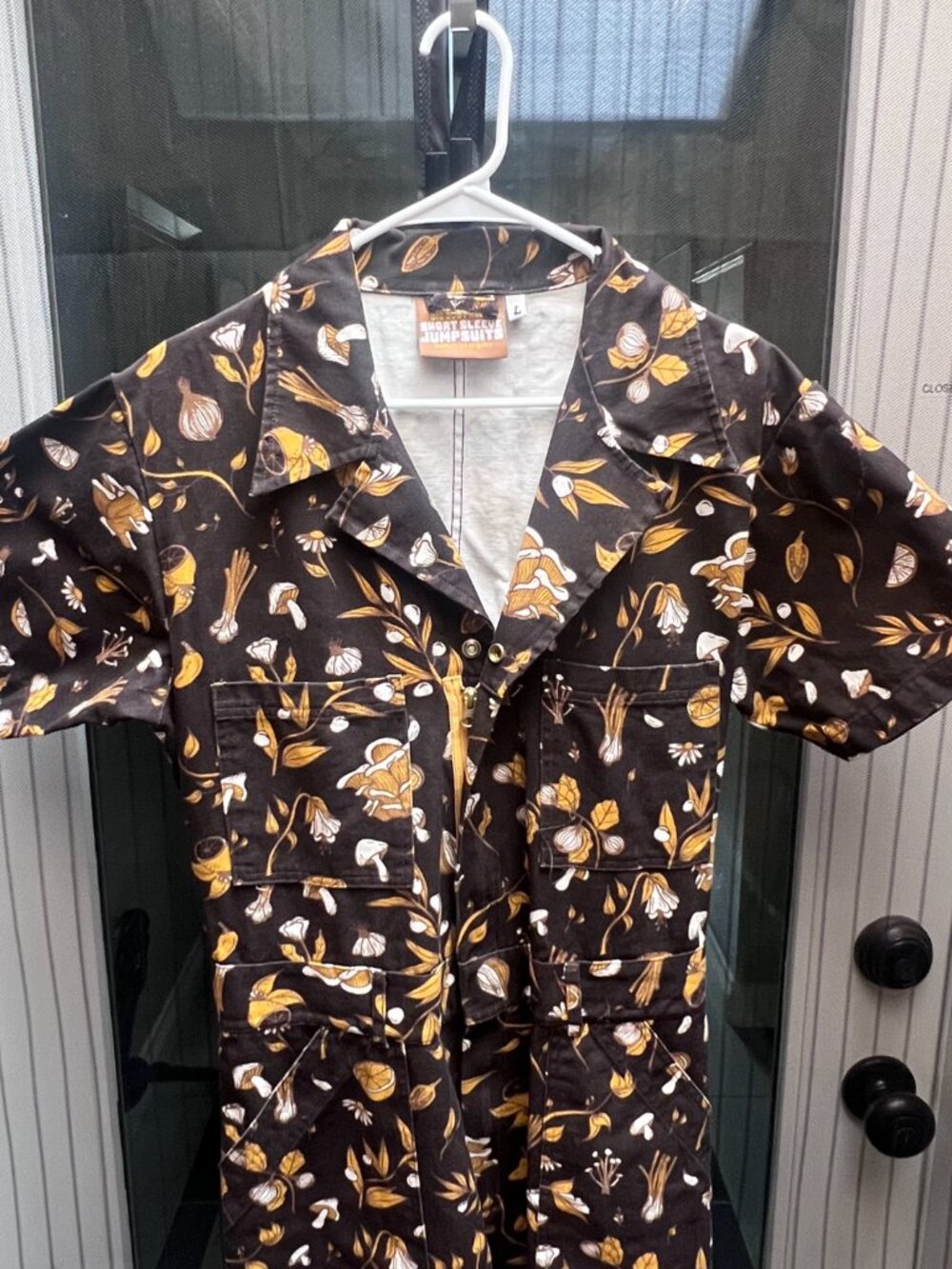 RARE Big Bud Press Cookbook Short Sleeve Jumpsuit - Picture 2 of 5